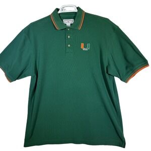Boca Classics Men's Miami Hurricanes Polo Shirt XL – Green NCAA Fan Apparel